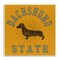 Stupell Industries Vintage Dachshund State Wall Plaque Art Design by Spirit Animals/Life Is High